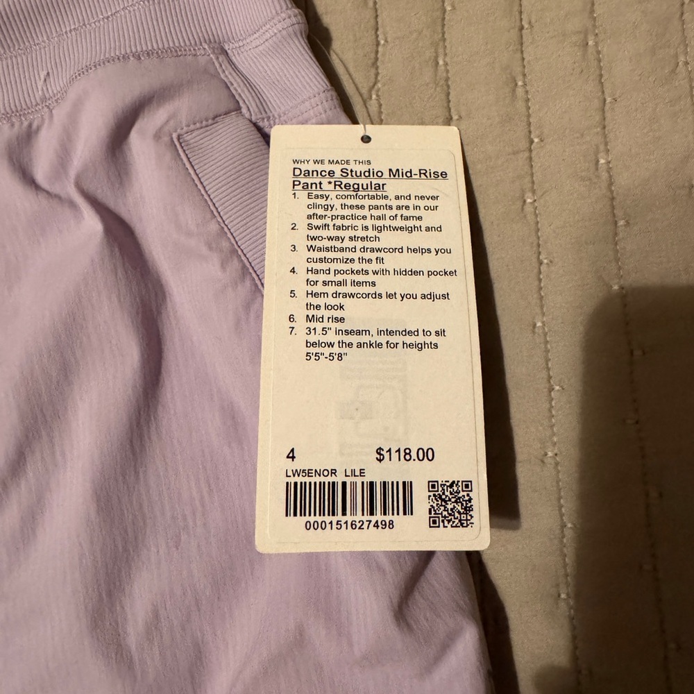Lululemon Athletica Light Lavender Pants